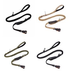 Outdoor Camouflage Carrying Dog Training Leashes Elastic Rope Strap Hunting Sling Training Leads NO06-224