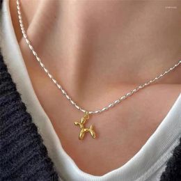 Pendant Necklaces Personality Necklace Cute Balloon 3D Dog For Women Party Fashion Jewelry E010