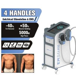 Body Sculpting Muscle Stimulator Beauty Machine Emslim Rf 4 Handles Ems Loss Weight Neo Device Skin Tightening Cellulite Reduction Build Muscle Fat Burn Machine