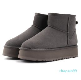 Designer -Booties Frauen Boot Designer Tasman Snow Winter Schafsleder Tazz Boots Fashion Ladies Tazz Plattform Pelz Slipper Klassische Ultra Mini Booties