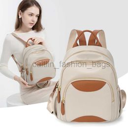 backpack New Trend Colourful Contrast Waterproof Oxford Fabric Casual Design caitlin_fashion_bags