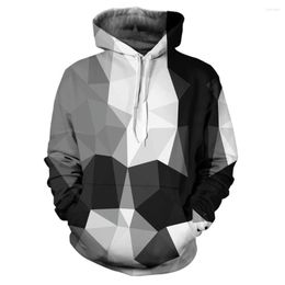 Men's Hoodies Leisure 3D Pattern Printed Men Autumn Winter Hoodie Comfortable Vintage Loose Sweatshirts Y2k Breathable Clothes