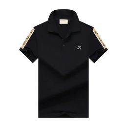 Men Polo Shirts Luxury Italy Designer Mens Clothes Short Sleeve Fashion Casual Men's Summer T Shirt Many Colours are available Size M-3XL AQA