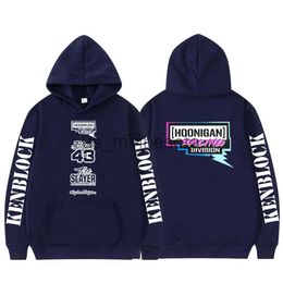 Mens Hoodies Sweatshirts Ken Block 43 Hoodie Graphic Letter Print Hooded Aesthetic Gothic Men Women Sweatshirt Oversized Fleece Tops Fashion Streetwea J230818