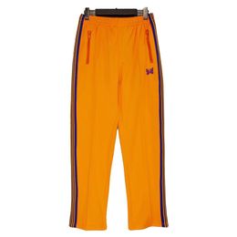 Men's Tracksuits Men Women 1 High Quality Embroidery Butterfly AWGE Track Trousers Pants Orange Needles Sweatpants y2k 230818