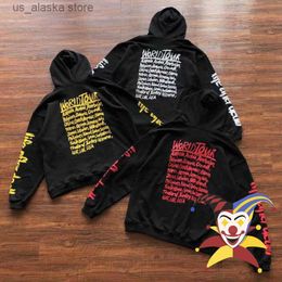 Men's Hoodies Sweatshirts Vetements Graffiti Hoodie Men Women Oversized Embroidered Sweatshirts VTM Pullovers T230819