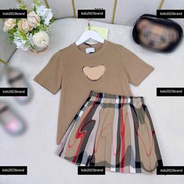 Summer outdoors Tracksuits designer KIds Clothes Cute Little Bear Print Child Sets Baby 2pcs Animal print T-shirt and Short skirt