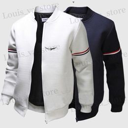 2023 Men New Russian Ural Motorcycle High Quality Long Sleeves Coat Round Neck Flight Jacket Fashion Casual Streetwear Top T230819