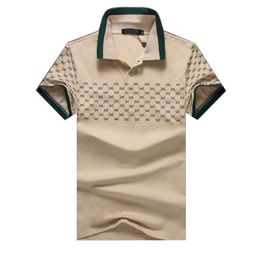 2023 Spring Luxury Italy Men Men Designer Polo Рубашки High Street Emelcodery Маленькая лошадь печатая мужская рубашка поло в поло