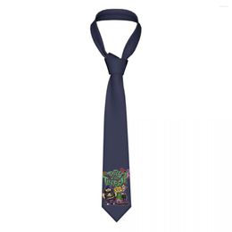 Bow Ties Day Of The Tentacle Neckties Men Casual Polyester 8 Cm Wide Neck Tie For Mens Accessories Gravatas Office