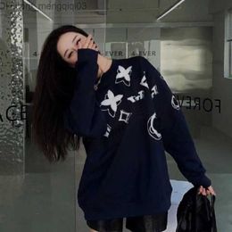 Women's Sweaters Fashion Brand Designer Sweater Womens Wool Pullover coat Oversize Knitwear Embroidered Letter Sweatshirt Long Sleeve t shirt mens women Z230819