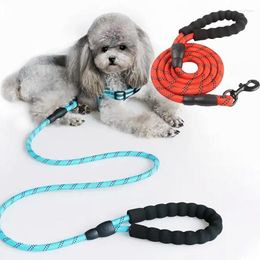 Dog Collars Leash 1.8m P Rope Reflective Explosion-proof Flush Lead Nylon Traction For Animals Accessories