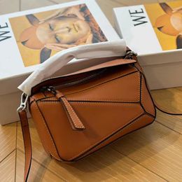 19cm/23cm Designer Woman Tote Bags Crossbody Bags Fashion Puzzles Mini Soft Leather High Quality Lady Handbags