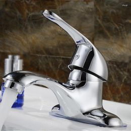 Bathroom Sink Faucets Copper Shandas Double-Hole Washbasin And Cold Faucet Household Wash Basin Mixed Water Cuttin