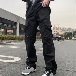Men's Pants Wide-leg Cargo Joggers For Spring Trousers Sports Clothing 2023
