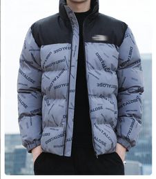 Men's down cotton jackets outdoor sports Outerwear brand men's Parkas high-quality designer waterproof cotton jacket printed winter essential coat