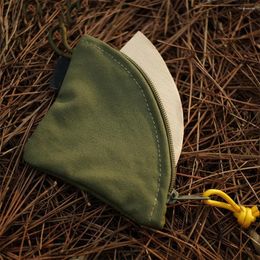 Storage Bags Coffee Philtre Paper Container Dustproof Philtres Bag Canvas Portable Cone-shaped Hand Drip For Outdoor Camping Hiking