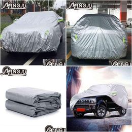 Car Covers For Suzuki Jimny Waterproof Ers Outdoor Sun Protection Exterior Parts Accessories W220322 Drop Delivery Mobiles Motorcycle Dhf9X