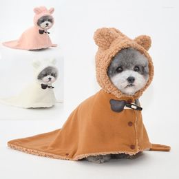 Dog Apparel Bath Pajamas For Small Dogs Cats Comfortable Thicken Puppy Sleeping Blanket With Hooded Nightgown Girl Boy