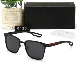New Polarised sunglasses Men's fashionable high-definition sunglasses UV resistant toad glasses Driving glasses 0120