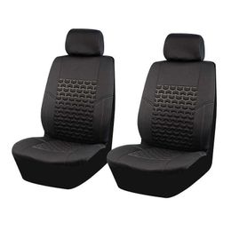 Car Seat Covers Black 4Mm Sponge Ers Sporty Design With Three Zipper Rear Split Accessories Interior Drop Delivery Mobiles Motorcycle Dhomh