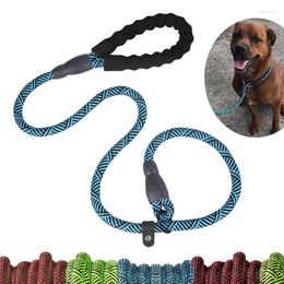 Dog Collars Durable Slip Leash P Style Collar Walking Training Pet Lead For Medium Large Big Dogs Strong Nylon Reflective Rope Products
