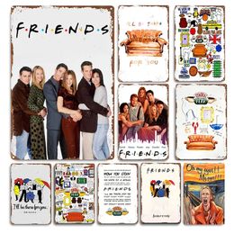 Classics TV Show Metal Sign Vintage Plaque Friend Movie Tin Poster for Coffee Bar Living Room Metal Painting Home Decoration Man Cave Wall Decor 30X20CM w01