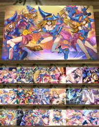 Mouse Pads Wrist Dark Magician Girl Mat Trading Card Game Mat Playmat Anti-slip Mouse Pad Desk Mat 60x35cm More Choices R230819