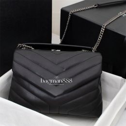 designer bags luxury Evening Bag flap totes Bags loulou handbag clutch quilted Caviar leather womens diagonal stripes Solid Hasp Totes Bags wallet cross body purse