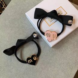 Mi Netizen New Simple Love High Beauty Butterfly Tied Headrope Korean Version Versatile and Cute Headrope Leather Band