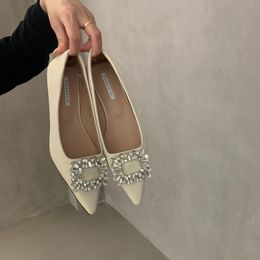 Dress Shoes 2023 Spring and Autumn Fashion Pointed Flat with Skirts Casual Women's 230818