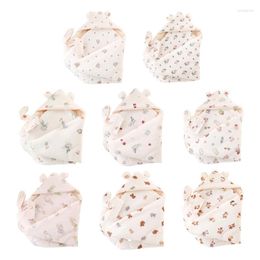 Blankets HUYU Toddler Hooded Towel Born Receiving Blanket Soft Quilts With Strap Sleeping Bag Swaddles Wrap For Infant Boys Girls