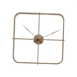 Wall Clocks Clock Simple Antique Lightweight Industrial Hanging Non Ticking For Restroom Living Room Cafe Farmhouse Decoration