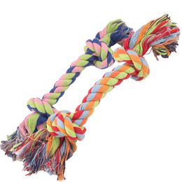 Dog Toys Chews Pet Cotton Linen Braided Bone Rope Product for Supplies Puppy Dogs Clean Molar Chew Knot Play Large Small 230818