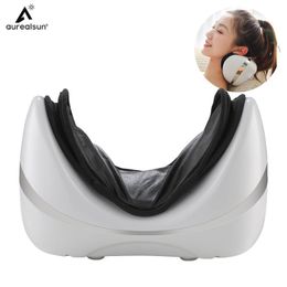 Other Massage Items Neck Massager Lectric Shiatsu Head Cervical Ttraction Health Care Relax Body Massager Car Back Pillow Heating Vibrating Massage 230818