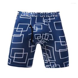 Underpants Sexy Men Underwear Boxers Sorts Ice Silk Panites Man Printed U Convex Pouc Lon Le Underpant Trunk Cueca Calzoncillo