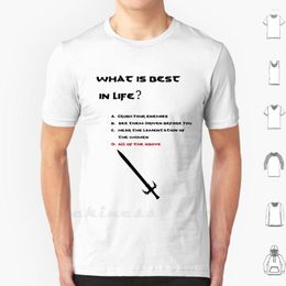 Men's T Shirts Conan The Barbarian What Is In Life ? Shirt Cotton DIY Print