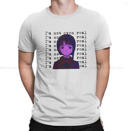 Men's T Shirts I'm Not Even Real TShirt For Male Serial Experiments Lain Clothing Novelty Polyester Shirt Homme