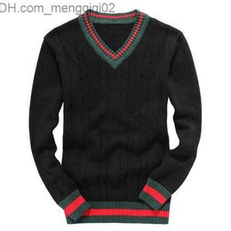 Men's Sweaters High Quality 2022 new Sweater Luxury Sweater Cardigan Men Casual embroidery V-Neck Shirt Autumn Winter Slim Knitted Pull Homme Z230819