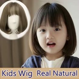Hair Accessories Baby Children s Wigs Kids Head Sleeve for Girls Headpiece Nice Bebe Beautiful Birthday Present Pretty Hairpiece 230818