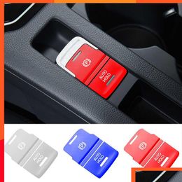 Other Interior Accessories Car Handbrake Hold P Switch Button Er Cap Trim Protection Styling For Vw Golf 7 7.5 Mk7 At - Drop Deliver Dh7Id