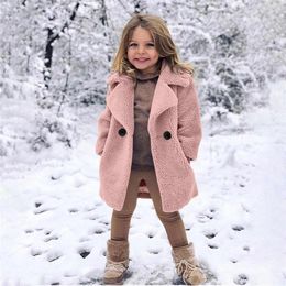 Jackets Winter Toddler Baby Kids Girls Windproof Solid Coat Thicken Warm Outwear Clothes Among Girsl Boys Birthday Party