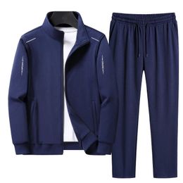 Mens Tracksuits Men Set Large Size Fashion Suit Sweatshirt Sweatpants Male Tracksuit Jacket 6XL 7XL 8XL Clothing 230818