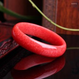 Bangle Pure Natural Authentic Opening Retro Court Ladies Red Stone Bracelet Lucky