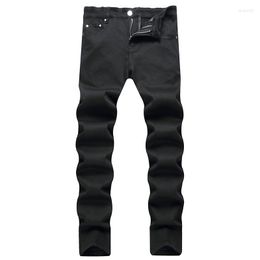 Men's Jeans 2023 Men Black Autumn Casual Mens Cotton Straight Male Denim Pants Baggy Trousers Pantalones Hombre