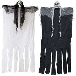 Halloween Decoration Hanging Ghost Amazon Secret Room Dress Up Props Scary Plastic Skull Ghost Curtain Hanging Decoration 1224573