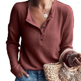 Women's Sweaters Waffle Sweater Pullover Knitted O-Neck Daily Trench Tops Coat Women Solid Colour Vintage Shirt Long-Sleeve Top