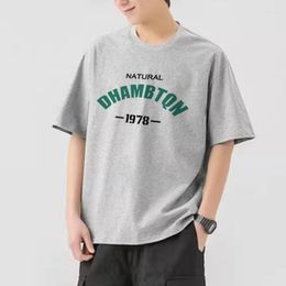 Men's T Shirts Nature 1978 Letter Printing Shirt Oversized Tops Fashion Casual All Match Loose Streetwear