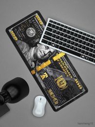 Mouse Pads Wrist Computer Mouse Pad Money Dollars Mouse Pad Gaming Accessories Print Office Mousepad Laptop Desk Mat Pad Keyboards Mat R230819