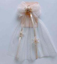 Headpieces Children's Headdress Wedding Dress Small Flower Girl Big Press Clip